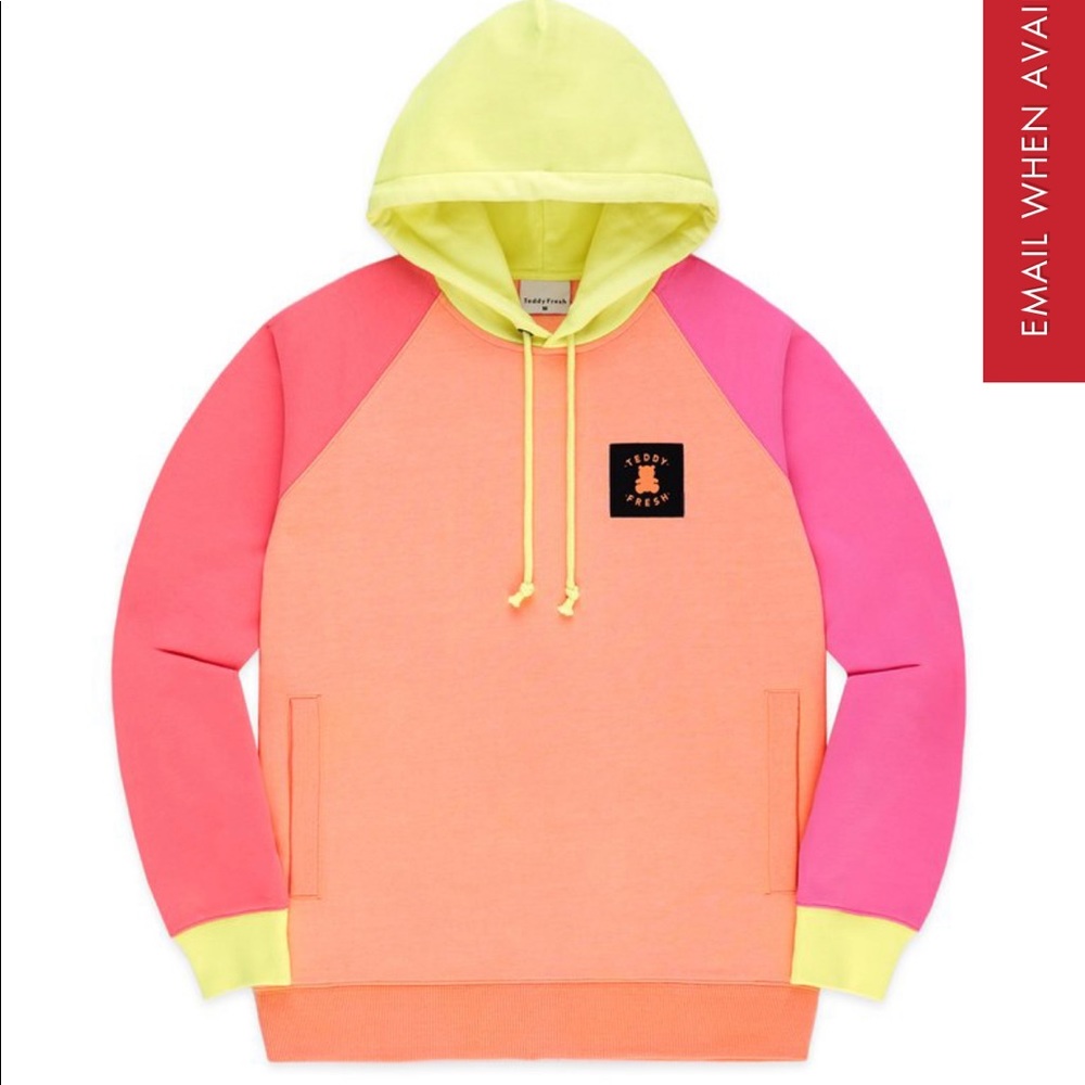 Teddy Fresh Colorblock Hoodie 2.0 - Neon